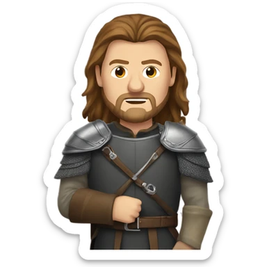 Ned stark sticker