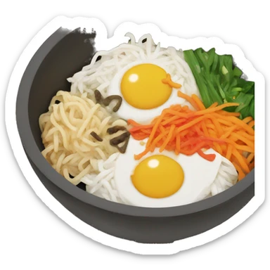 korean bibimbap sticker