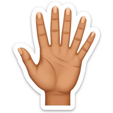 Les doigts en forme de W sticker