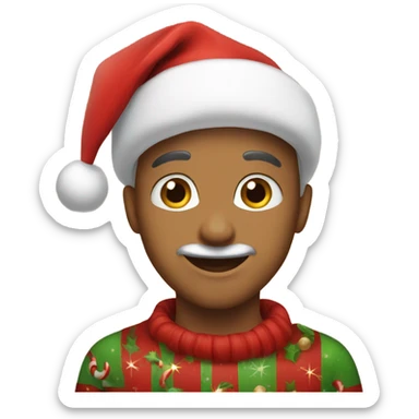 Merry christmas sticker