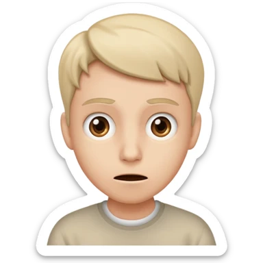 Anxious
 Irritated
 Confused
 Unsure
 Hopeful
Neutral (slightly cautious)
 (Excited → Confused) sticker