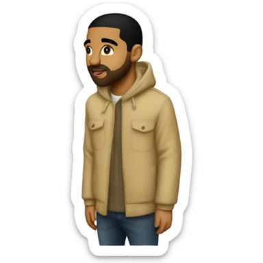 Drake kiss sticker