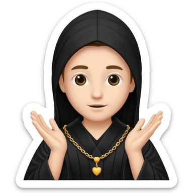 The priest presiding over the wedding sticker