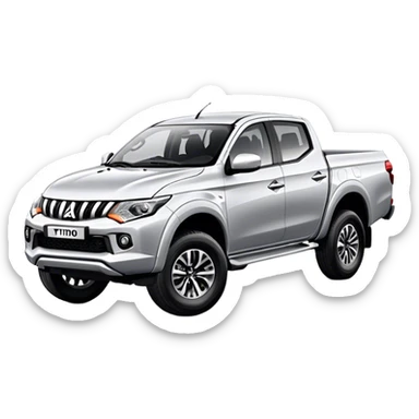 Mitsubishi Triton - Mitsubishi (Model Year: 2023) (Iconic colour: Silver) sticker