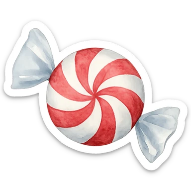 winter candy, remove background sticker