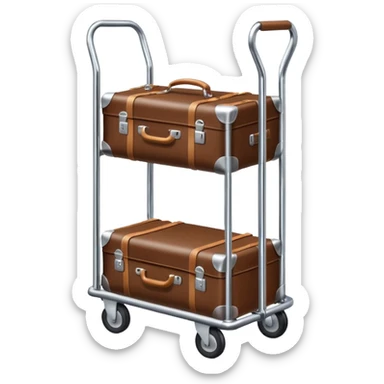 Hotel Luggage Trolley sticker