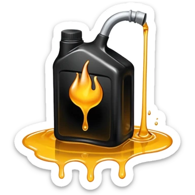 motor yağ sticker