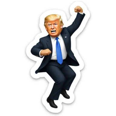 Trump dancing sticker