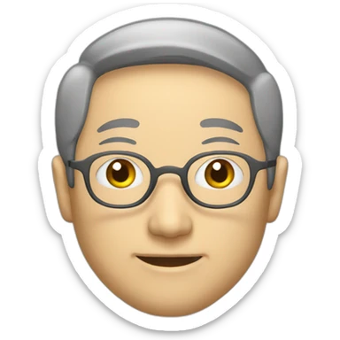 a japanese professor  sticker