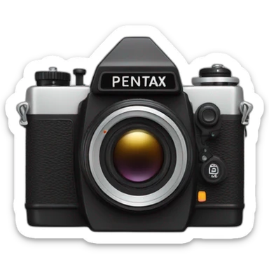 pentax analog camera sticker