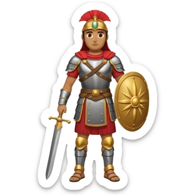 Famoso general cartagines de la época púnica, foto del cuerpo entero sticker