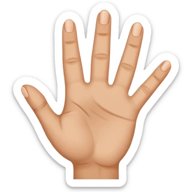 El hareketi çekme emojisi sticker