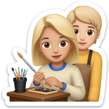 drawing aesthetic hobby sticker