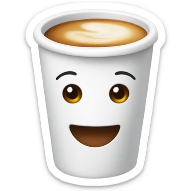 cute coffee cup sticker