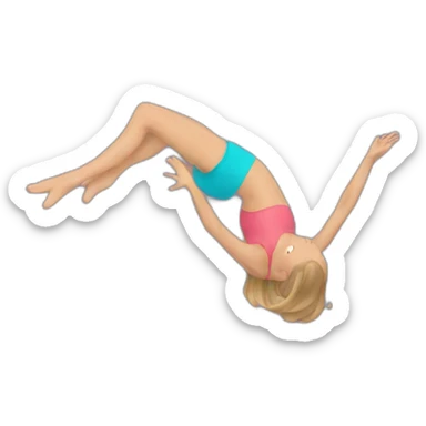 elisabeth borne doing a flip sticker