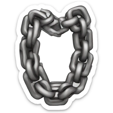 a chain broken sticker