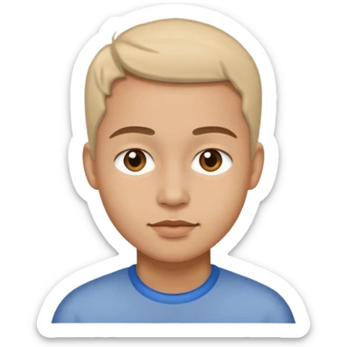 Paint style face sticker