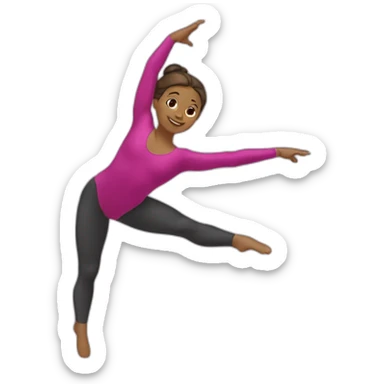 gymnastique rythmique sticker