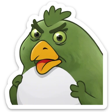 funny chicken sticker