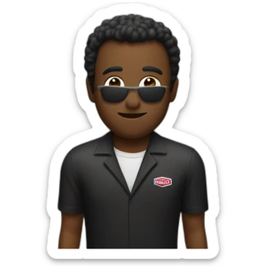 Black Dominos sticker