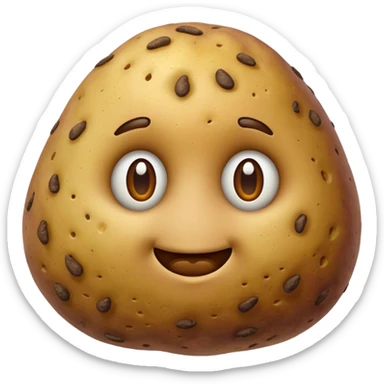 POTATO WITH NO FFACE sticker