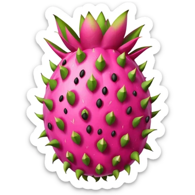 dragonfruit fruit sticker