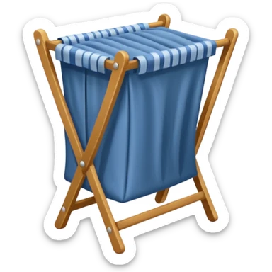 clothes hamper with legs sticker