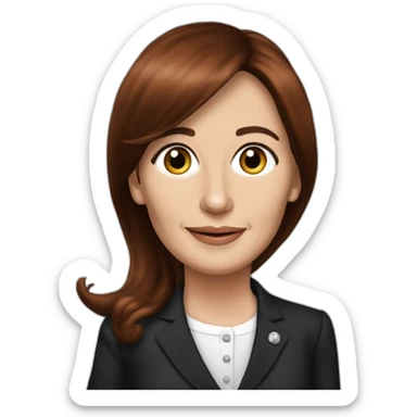 argentine President Cristina Fernández de Kirchner sticker