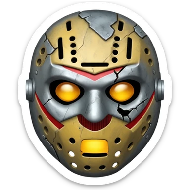 Jason Mask sticker