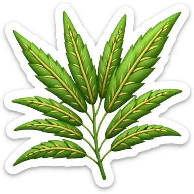 rye plant sticker
