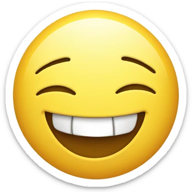 an extra happy smiley face  sticker