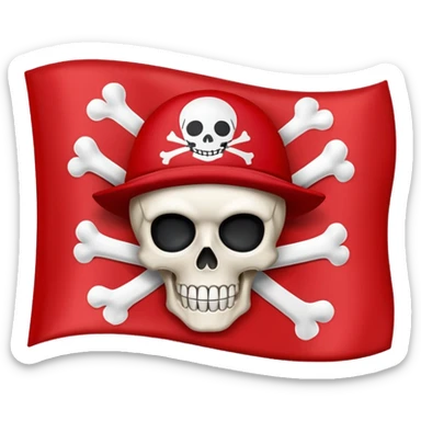 Strawhats flag as an emoji sticker