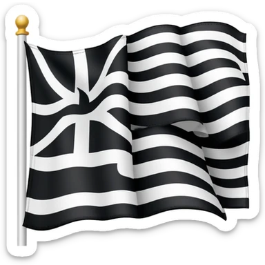Newcastle united flag sticker