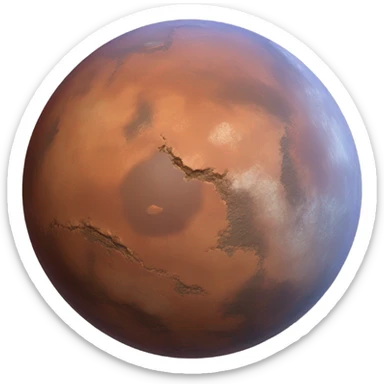 Mars sticker