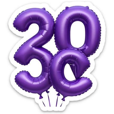 baloons with "2026" year to put on the menu in dark brown and violet. please user correct year: 2026 sticker