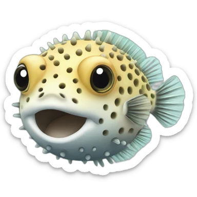 Pufferfish sticker