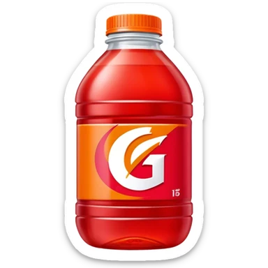 Gatorade bottle fruit punch sticker