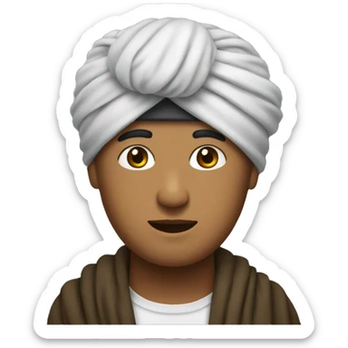 Turban No Face sticker