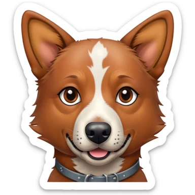 Australian cattle dog mutt sticker