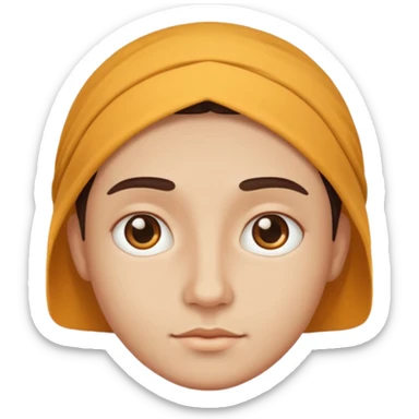 Mediterranean round sticker