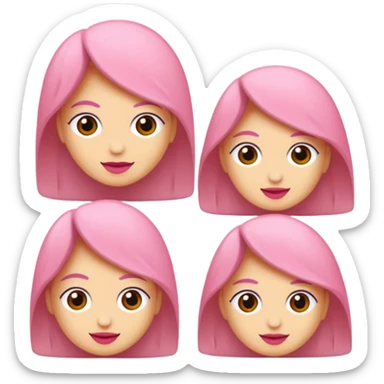 Yuvarlak ince pempe çizgili şeker sticker