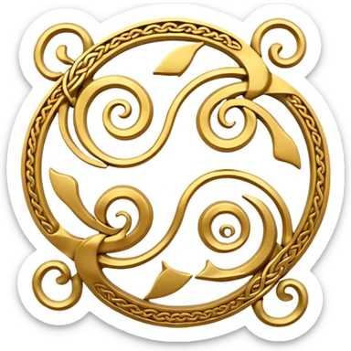 Celtic Triskelion sticker