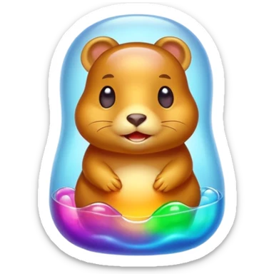 jelly gopher sticker