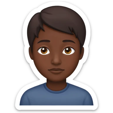 Profile picture, dark colors sticker