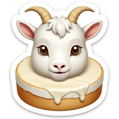 Close, the goat cheese is supposed to be on the outside  sticker