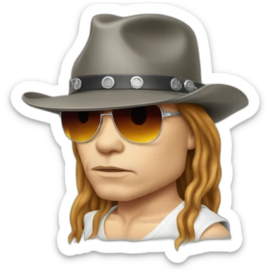 Axl rose sticker