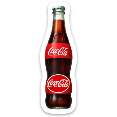 coke cola bottle sticker
