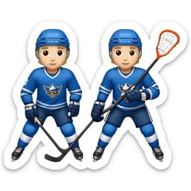 Hockey and lacrosse sticker