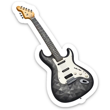 Electric Guitar Don Grosh Nos MT(Quilt) Charcoal Burst sticker