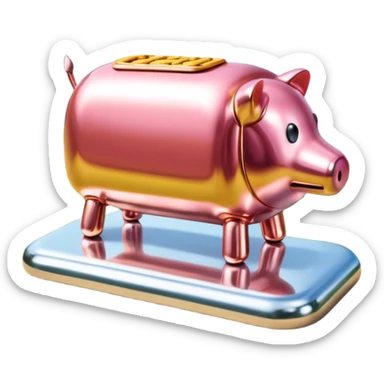  SPAM meat jeff koons style sculpture art french landscape  sticker